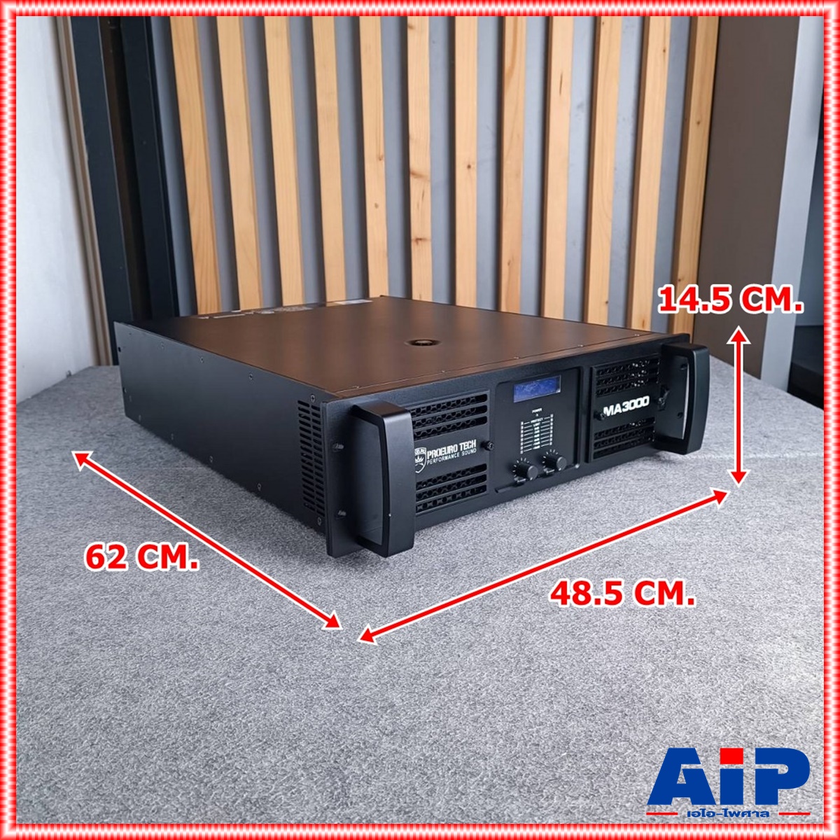 PROEUROTECH MA-3000 POWERAMP เพาเวอร์แอมป์แบบ 2 แชนเนล ที่เหมาะกับการใช้งานต่อการขับระบบลำโพงได้อย่างหลากหลาย MA3000 MA 3000 เอไอ-ไพศาล