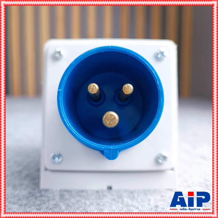ปลั๊กP513 3ขาตัวผู้ลอย 16Aสีฟ้า ปลั๊กP 513 ปลั๊กตัวผู้แบบลอย เพาเวอร์ปลั๊กตัวผู้ลอย ปลั๊กตัวผู้ ปลั๊กP-513 เอไอ-ไพศาล