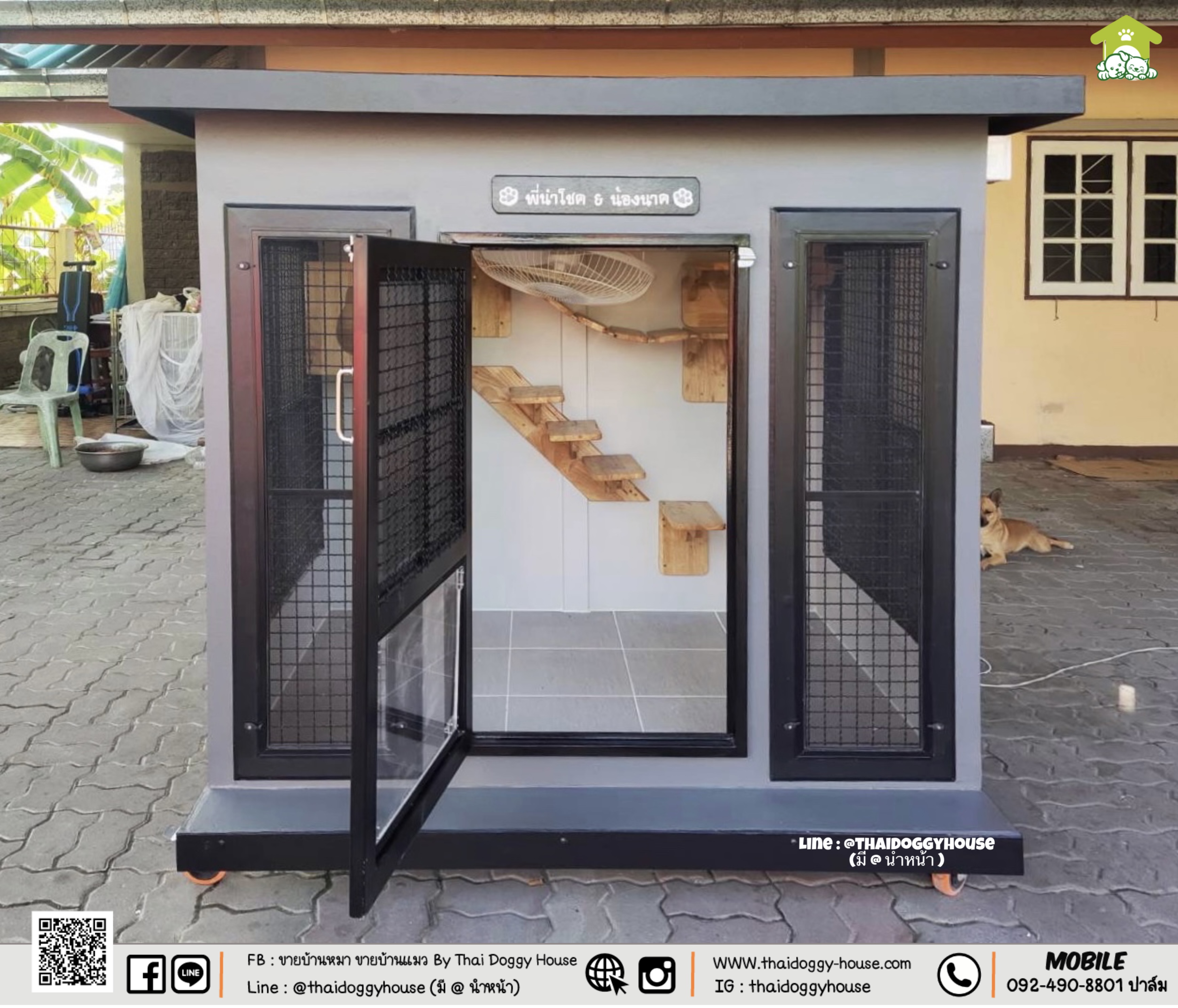 บ้านหมา บ้านแมว " 𝐁𝐎𝐗 𝐒𝐓𝐘𝐋𝐄 𝐁𝐘 𝐓𝐇𝐀𝐈 𝐃𝐎𝐆𝐆𝐘 𝐇𝐎𝐔𝐒𝐄 "