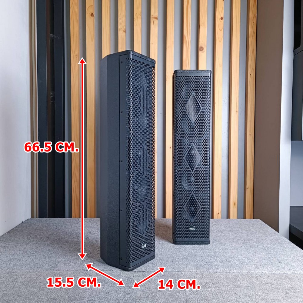 คู่ละ NTS CL-414 column loudspeaker พร้อมขาแขวนพนัง CL-414 CL-414 ลำโพงคอลัมน์ ลำโพง เอไอ-ไพสาล
