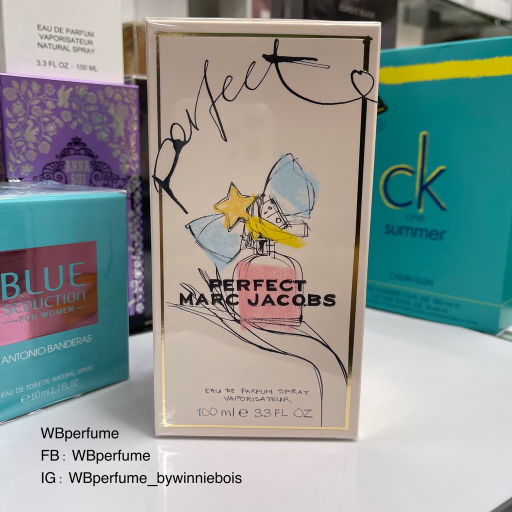 น้ำหอมแท้100% MARC JACOBS FRAGRANCE Perfect Eau De Parfum 100ml