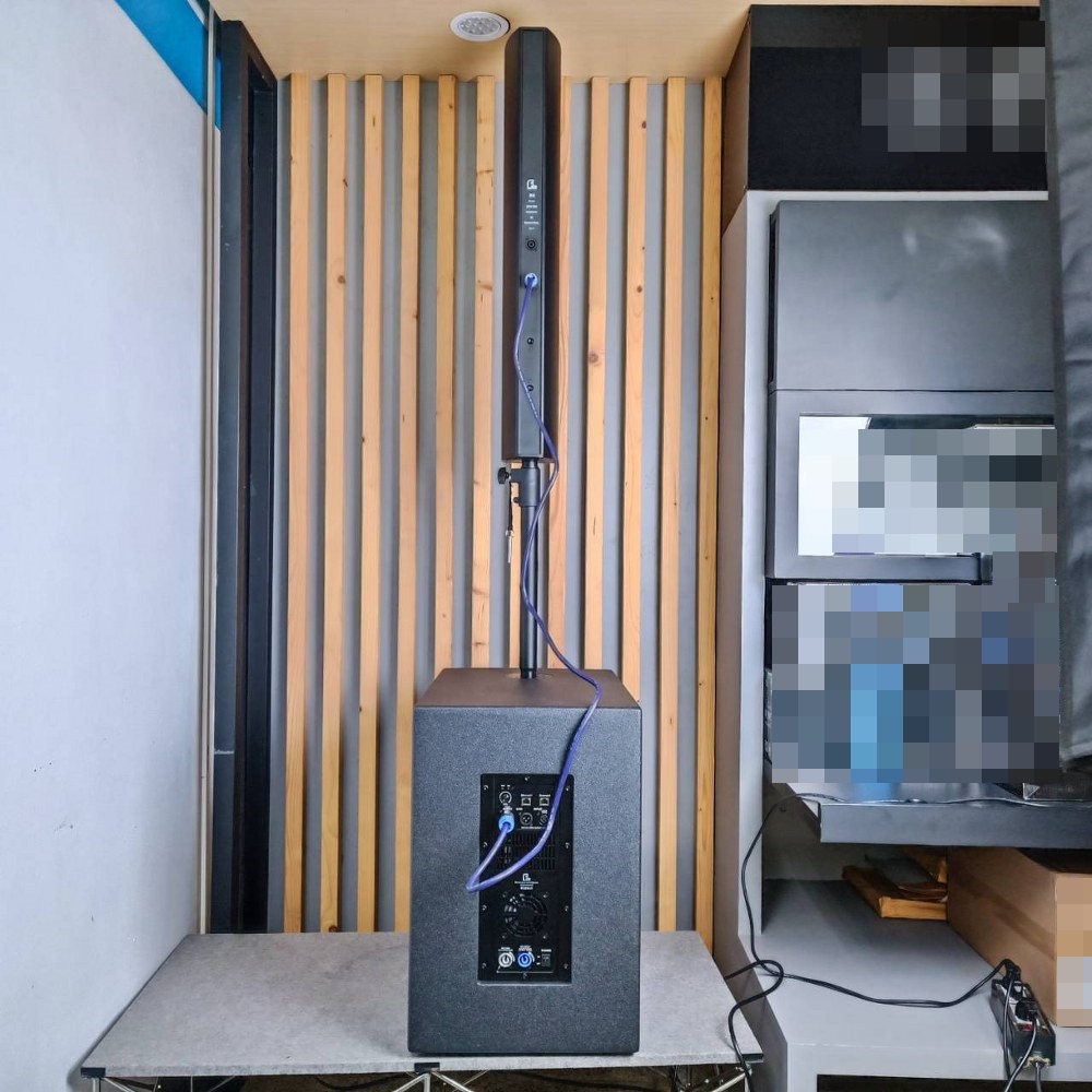 FDB K-15BAS + K4 ชุดลำโพงคอลัมน์ มีแอมป์ในตัว ลำโพงคอลัมน์แอคทีฟ 6×4 นิ้ว ซับ 15 นิ้ว K 15BAS K4 K15BASK4 เอไอ-ไพศาล