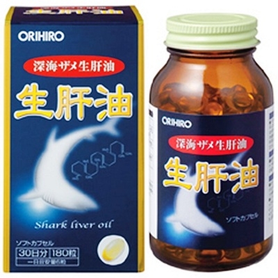 Orihiro Shark Squalene liver oil น้ำมันตับปลาฉลามน้ำลึกจากประเทศญี่ปุ่นช่วยบำรุงร่างกายและเป็นยาอายุวัฒนะ ช่วยเพิ่มออกซิเจนในกระแสเลือด ล้างสารพิษ