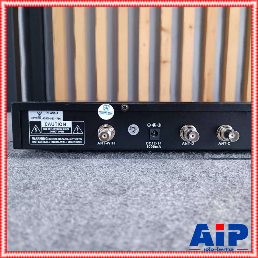 PROEUROTECH GR-5200 เครื่องควบคุม เครื่องควบคุม ชุดประชุมไร้สาย ไมค์ประชุม ชุดควบคุมไมค์ระบบไร้สาย ความถี่ที่ใช้งานเป็นความถี่ย่าน UHF โดยสามารถเปลี่ยนความถี่ได้ GR 5200 GR5200 เอไอ-ไพศาล