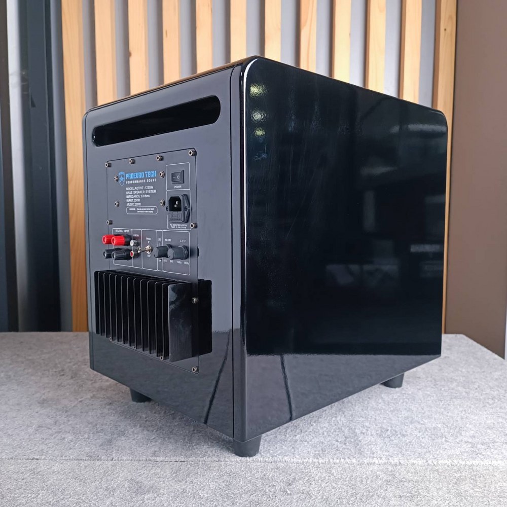 PROEUROTECH ACTIVE-123SW ตู้ซับมีขยาย ACTIVE 123SW ACTIVE123SW ตู้ลำโพงซับวูฟเฟอร์ Active Speaker 12นิ้ว เอไอ-ไพศาล