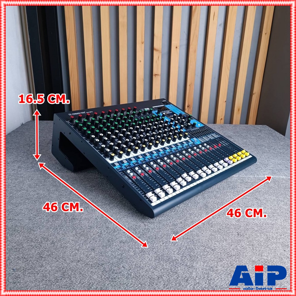 PROEUROTECH QU16FX MIXER มิกเซอร์ มิกซ์ MIX เครื่องแต่งเสียง เครื่องเสียง QU 16 FX QU16 QU-16 เอไอ-ไพศาล