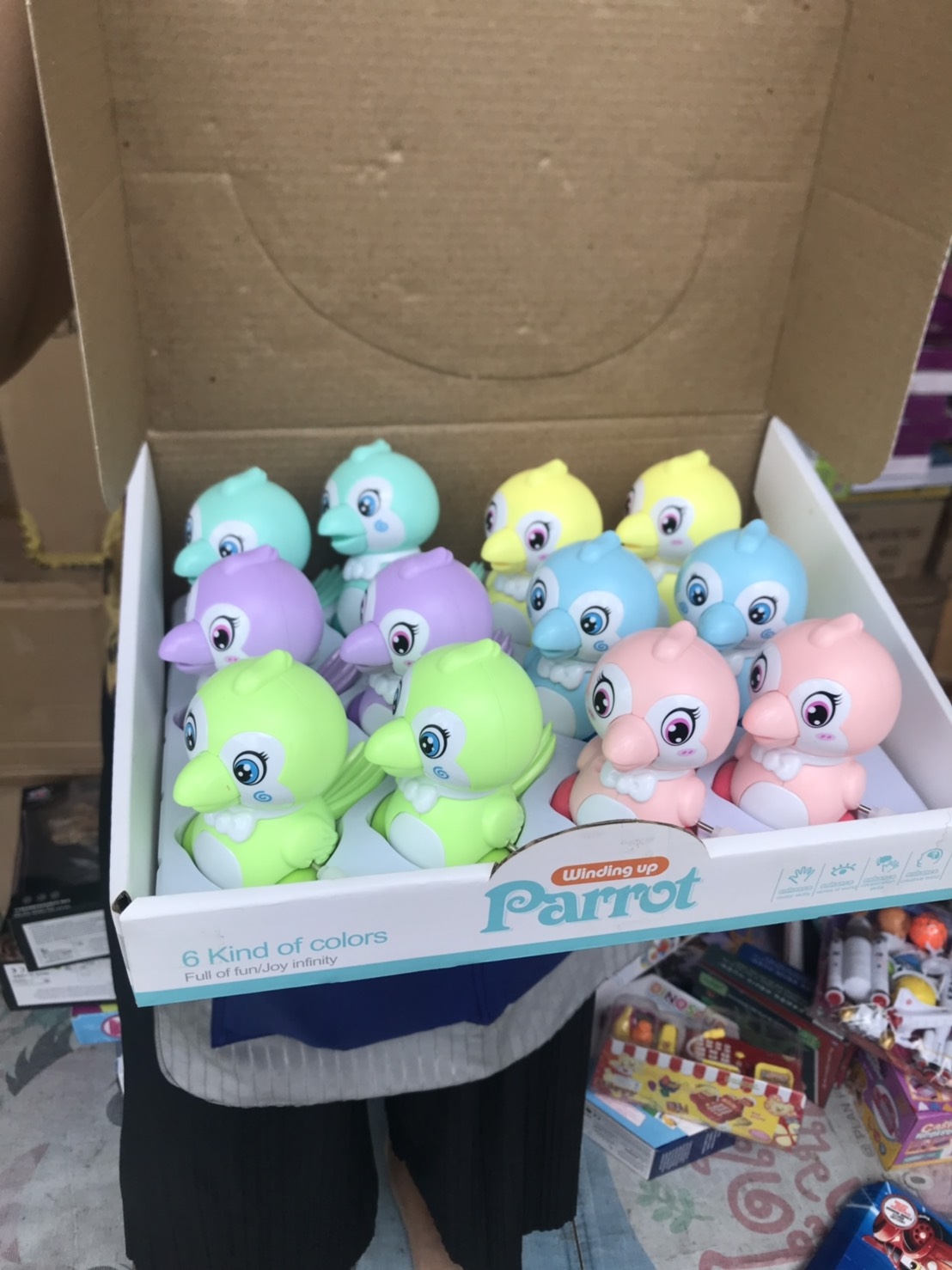 6634 ของเล่นนกไขลาน ยกกล่อง 12 ตัว กล่องละ