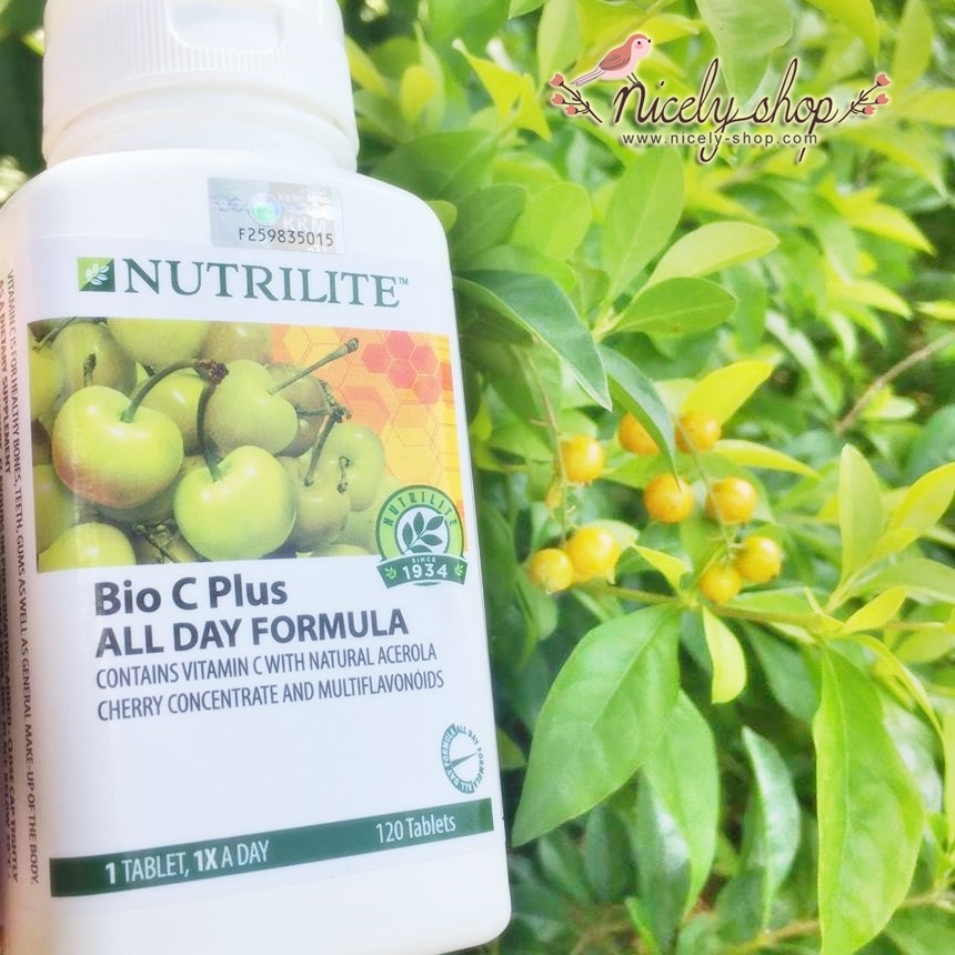 Bio C Plus All Day Formula (120 tab))วิตามินซีสกัดเข้มข้นจากผลไม้ธรรมชาติ ช่วยให้ร่างกายซ่อมแซมตัวเอง