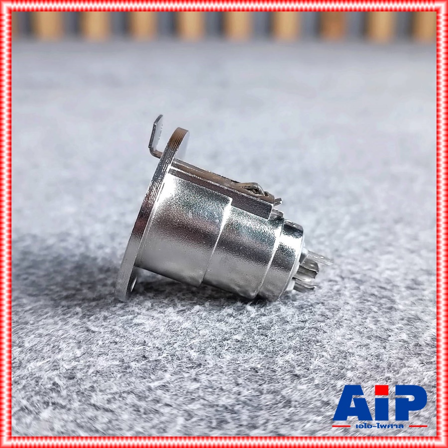 1อัน LIDGE YM-046 XLR ติดแท่นกลม XLRติดแท่น YM046 YM 046 แจ็ค CANNON เอไอ-ไพศาล