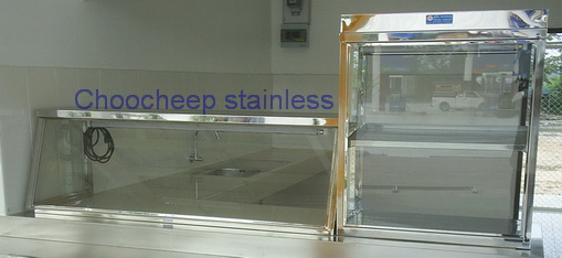 ตู้ครอบข้าวแกง-อาหาร สเตนเลส