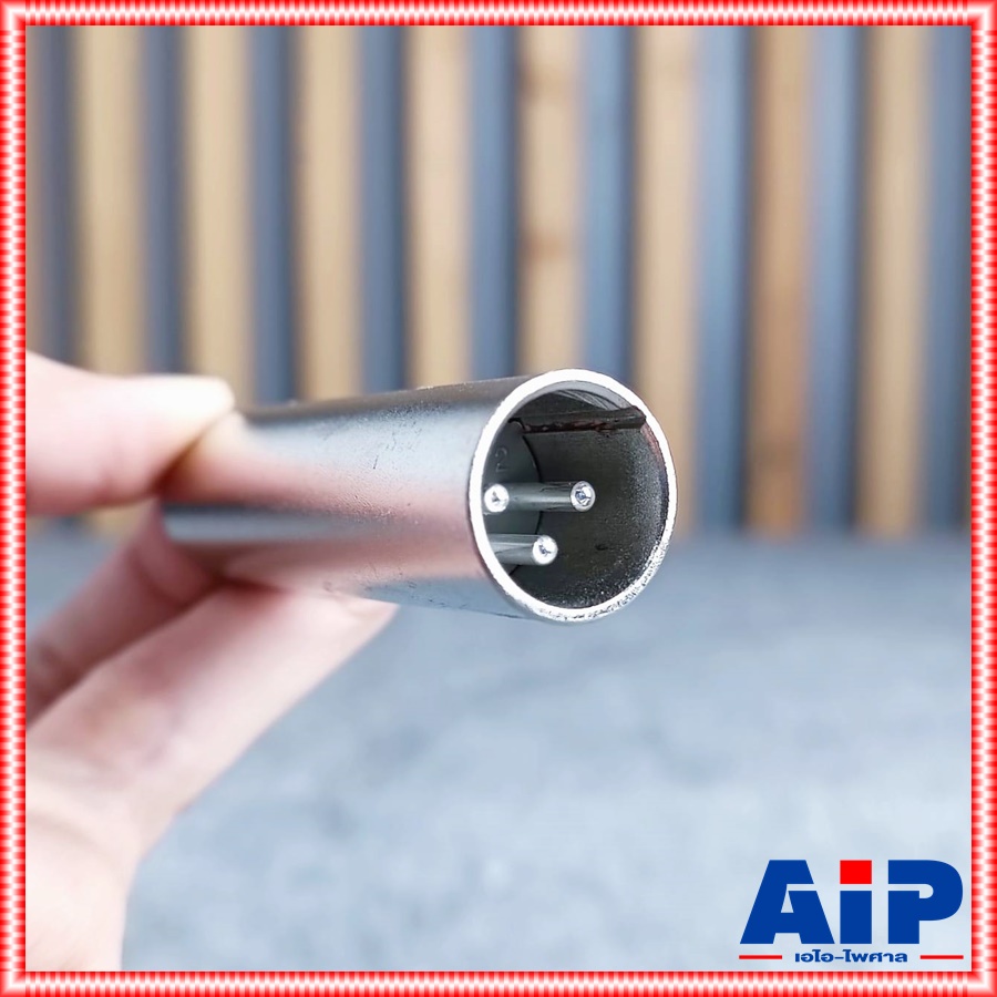 LIDGE YM-070 XLR ผู้หัวท้าย แคนนอนผู้หัวท้าย YM070 YM 070 ปลั๊กXLRตัวผู้หัวท้าย ตัวต่อกลางXLR CANNONผู้หัวท้าย เอไอ-ไพศาล