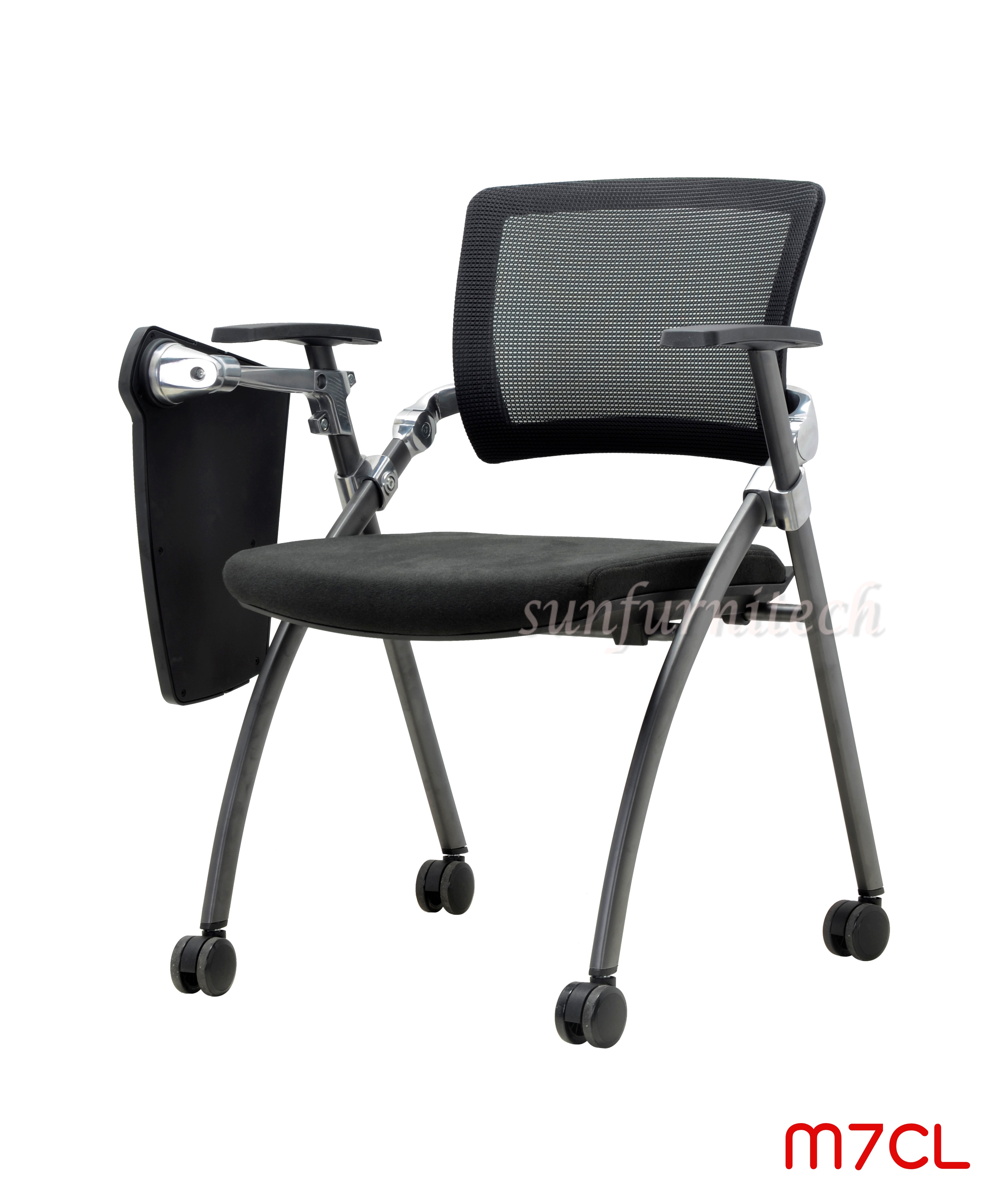 เก้าอี้เลคเชอร์ , เก้าอี้สำนักงานมีเลคเชอร์, เก้าอี้เลคเชอร์ผ้าตาข่าย มีล้อ MO-TECH (Taiyo) รุ่น M7CL