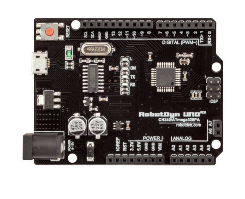 Arduino UNO R3 MEGA328P CH340G for Arduino add Pin A6, A7
