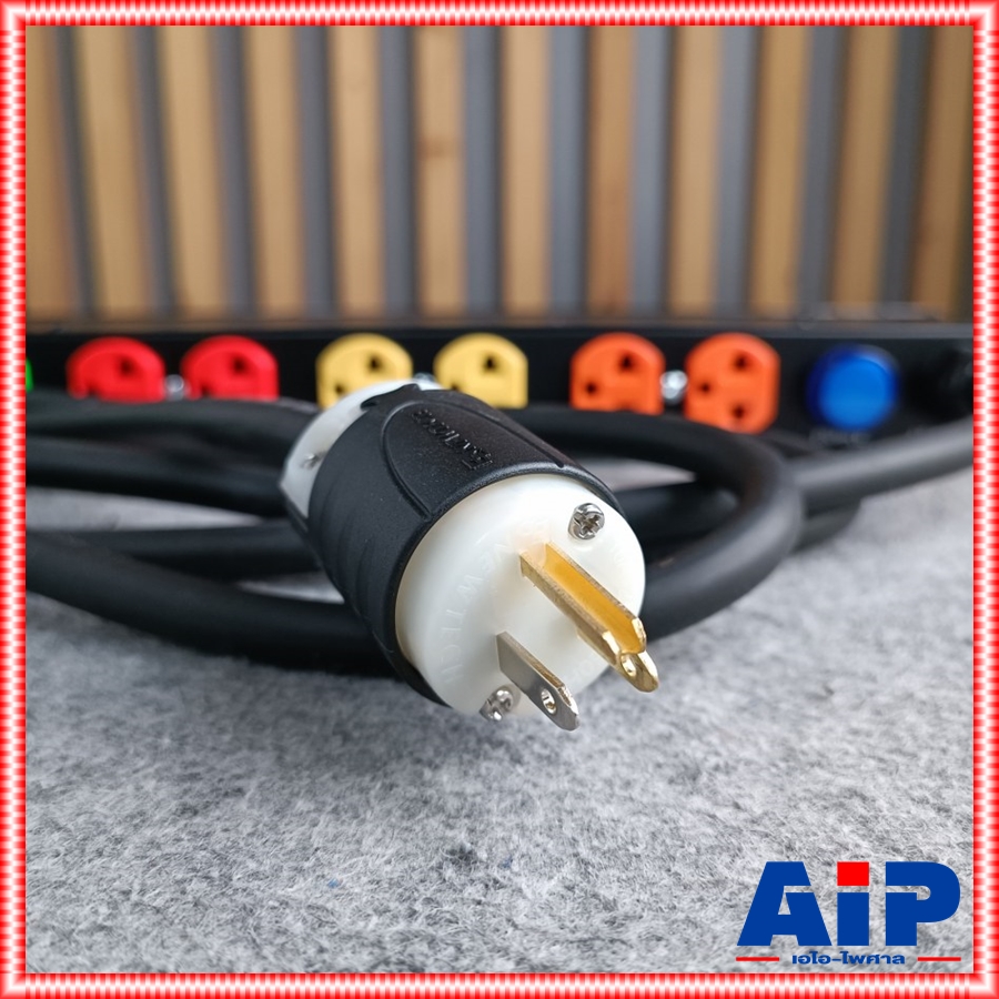 TECHCRON AC802A ปลั๊กไฟ 1U ปลั๊กคละสี AC802 จอสีน้ำเงิน AC-802 ปลั๊กไฟใส่แร็ค AC 802 A ปลั๊กไฟภาคสนาม ปลั๊กไฟใช้กับเครื่องเสียง เอไอ-ไพศาล