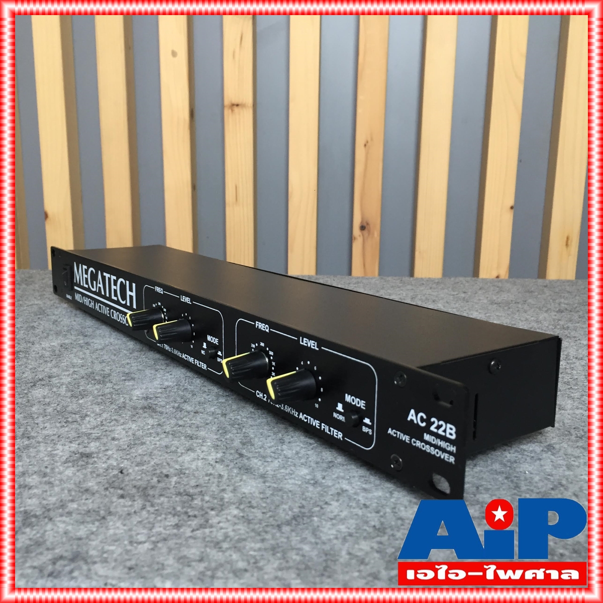 ของแท้ ผลิตในไทย MEGATECH AC 22B Mid / Hi Active CROSSOVER MEGA TECH AC 22B AC-22 B AC 22 B เมก้าเทค ครอส กลาง แหลม