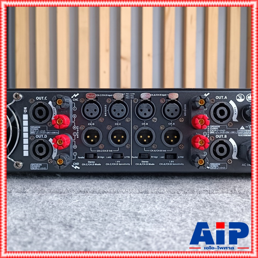 *มีจอ* PROEUROTECH XQ-4600Q *รุ่นใหม่มีจอ* POWERAMP4CH โปรยูโรเทค แอมป์ขยาย 4 ช่อง 600 วัตต์ XQ 4600 Q XQ4600Q เอไอ-ไพศาล