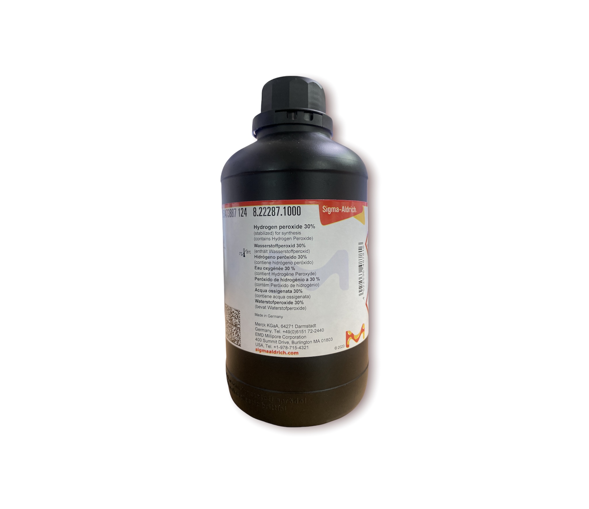 Hydrogen Peroxide 30%, 1 L -Merck