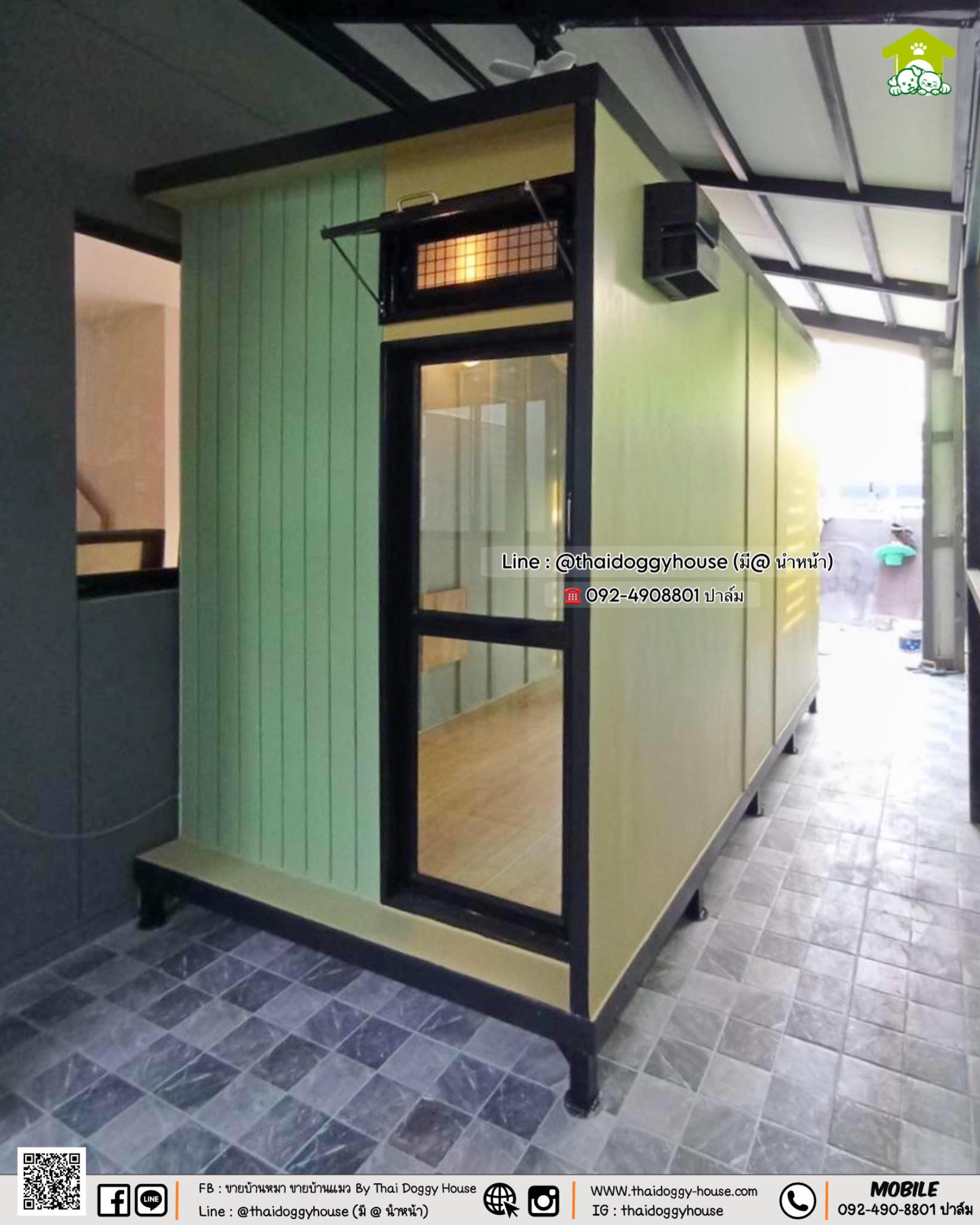 🏡💚 บ้านหมา บ้านแมว 𝐓𝐡𝐚𝐢 𝐝𝐨𝐠𝐠𝐲 𝐡𝐨𝐮𝐬𝐞 𝐁𝐨𝐱 𝐒𝐭𝐲𝐥𝐞