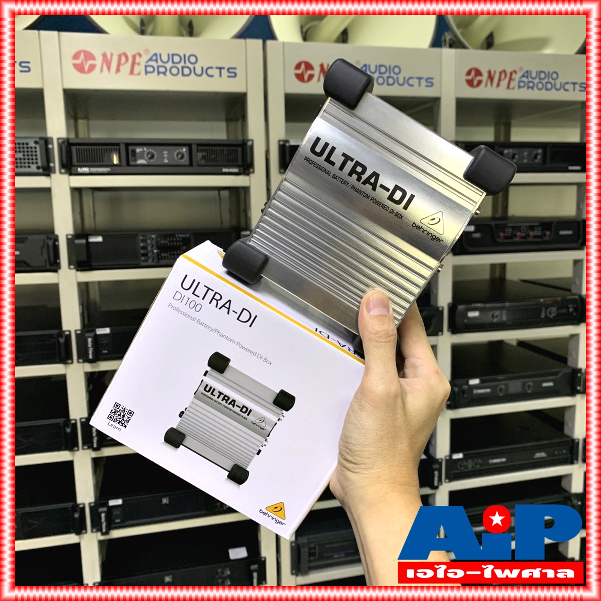 BEHRINGER DI-100 ULTRA DI-BOX กล่องป้องกันเสียงรบกวน กล่อง DI100 DI BOX di 100 +++