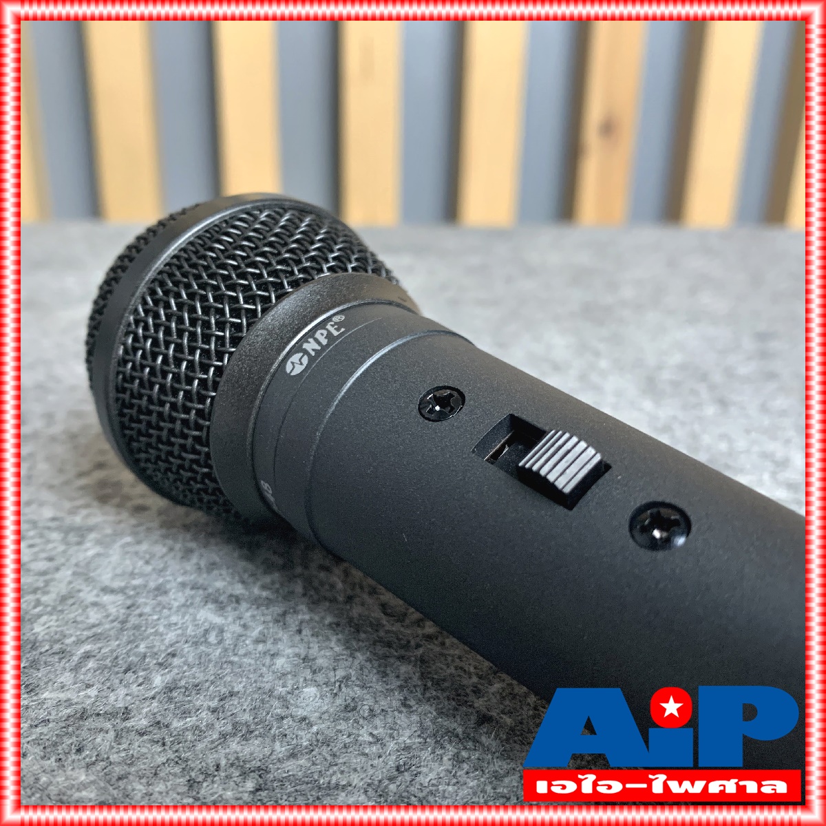 NPE AD-48 ไมค์สาย ไมค์ ไมโครโฟน AD 48 AD48 ไมค์สายNPE ไมค์พร้อมสาย MICROPHONE MIC ไมค์NPE ไมค์สายAD-48 เอไอ-ไพศาล