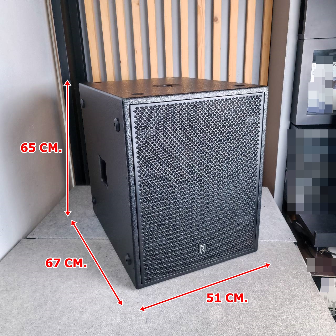 River Acoustics K-18 active subwoofer ลำโพงซับวูฟเฟอร์ 18 นิ้ว แอมป์ในตัว 2200 วัตต์ ลำโพง K 18 K18 เอไอ-ไพศาล