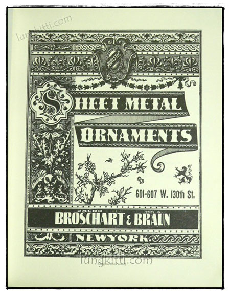 ORNAMENTAL DESIGNS FROM ARCHITECTURAL SHEET METAL 019633 (1)