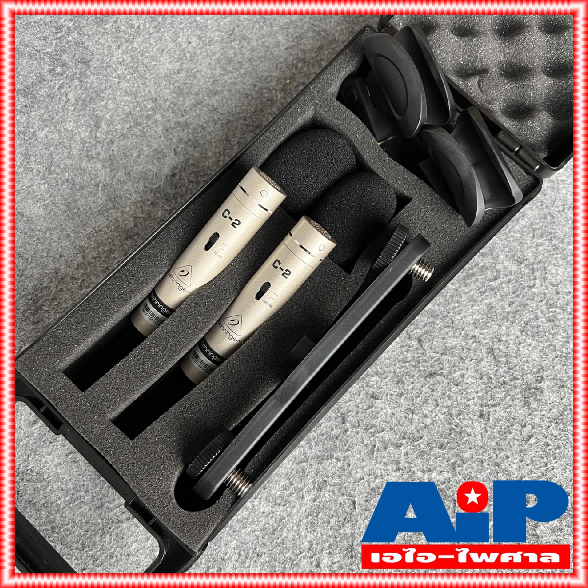 BEHRINGER C2 Studio Condenser Microphones ไมค์อัดเสียง c-2 ไมค์โครโฟน ไมค์สตูดิโอ ไมค์เครื่องดนตรี คอนเดนเซอร์ไมค์ +++