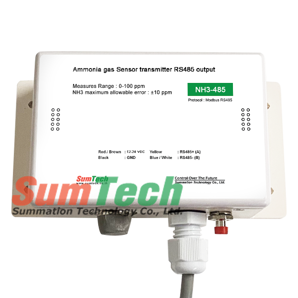 Ammonia gas Sensor transmitter RS485 output
