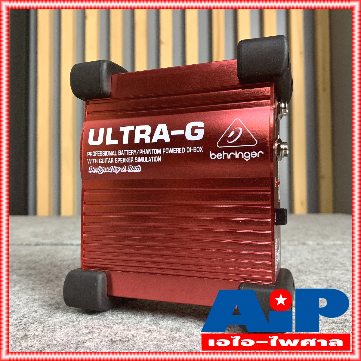 BEHRINGER GI100 ULTRA-G Direct Box กล่องกรองเสียง กล่องป้องกันเสียงรบกวน ตัวกรองเสียง กล่องDI GI 100 GI-100 ไดเร็คบ็อก +++