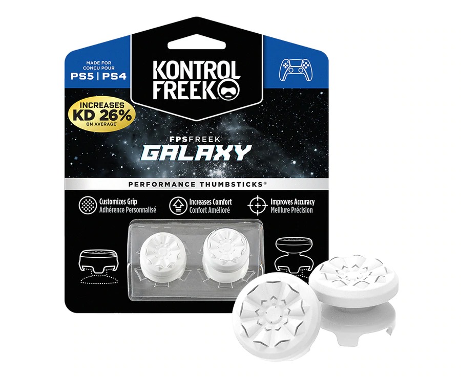 KontrolFreek - FPS Freek Galaxy (White) for PS4/PS5 Controller