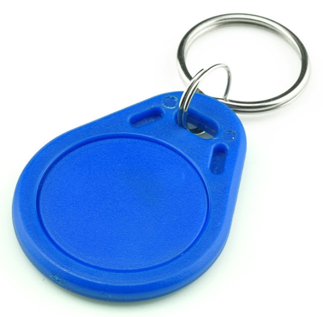 S50 RFID 13.56 Mhz IC Tag Token Key Ring IC cards Blue