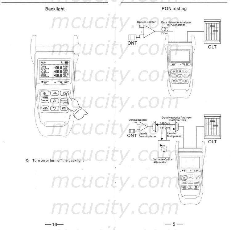 EPN70 (EPN80N) PON Optical Power Meter Cable Tester Measurement Tools