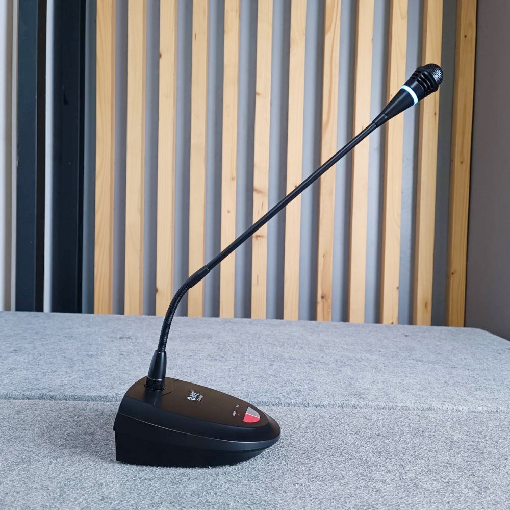 NPE GN-460 ไมค์ตั้งโต๊ะ คอไมค์ 43cm รองรับไฟ Phantom 48v ไมค์ประชุมคออ่อนมีไฟ GN 460 เอ็นพีอี GN460 เอไอ-ไพศาล