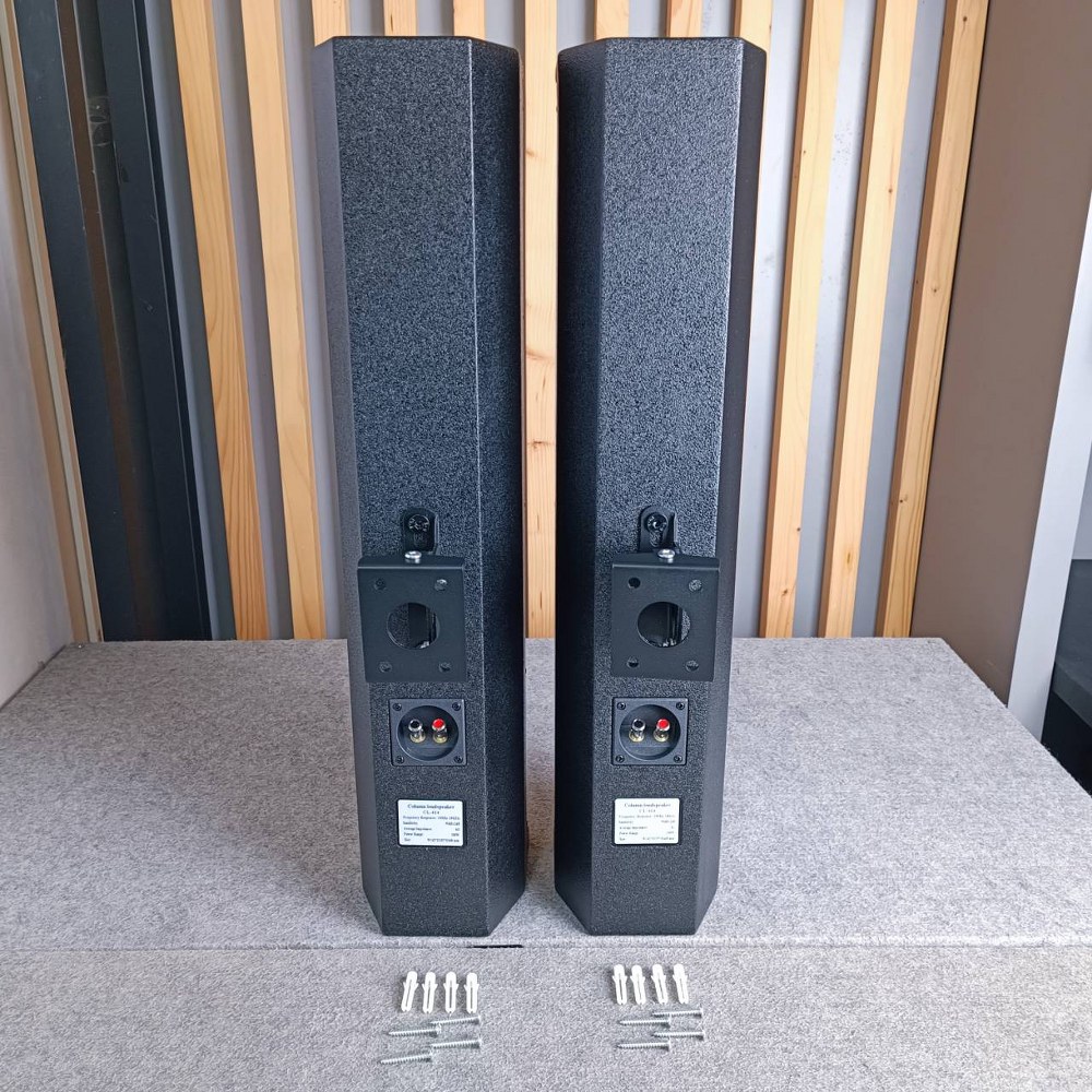 คู่ละ NTS CL-414 column loudspeaker พร้อมขาแขวนพนัง CL-414 CL-414 ลำโพงคอลัมน์ ลำโพง เอไอ-ไพสาล