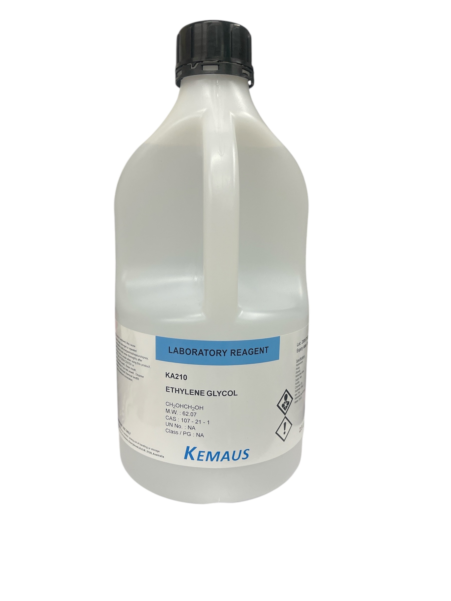 Ethylene Glycol AR, 2.5 L -Kemaus