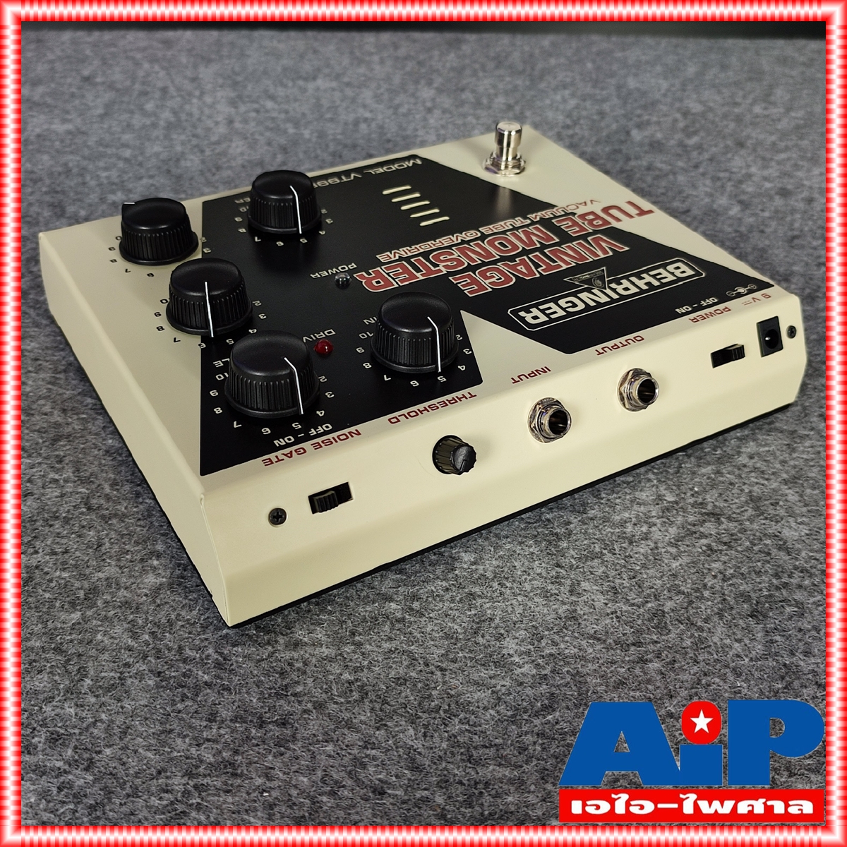 BEHRINGER VT999 เอฟเฟคกีต้าร์ vintage Tube Monster Overdrive Pedal เอฟเฟ็คกีตาร์ที่ให้เสียง Overdrive แบบ tube Behringer VT 999 VT-999 +++ เอไอ-ไพศาล