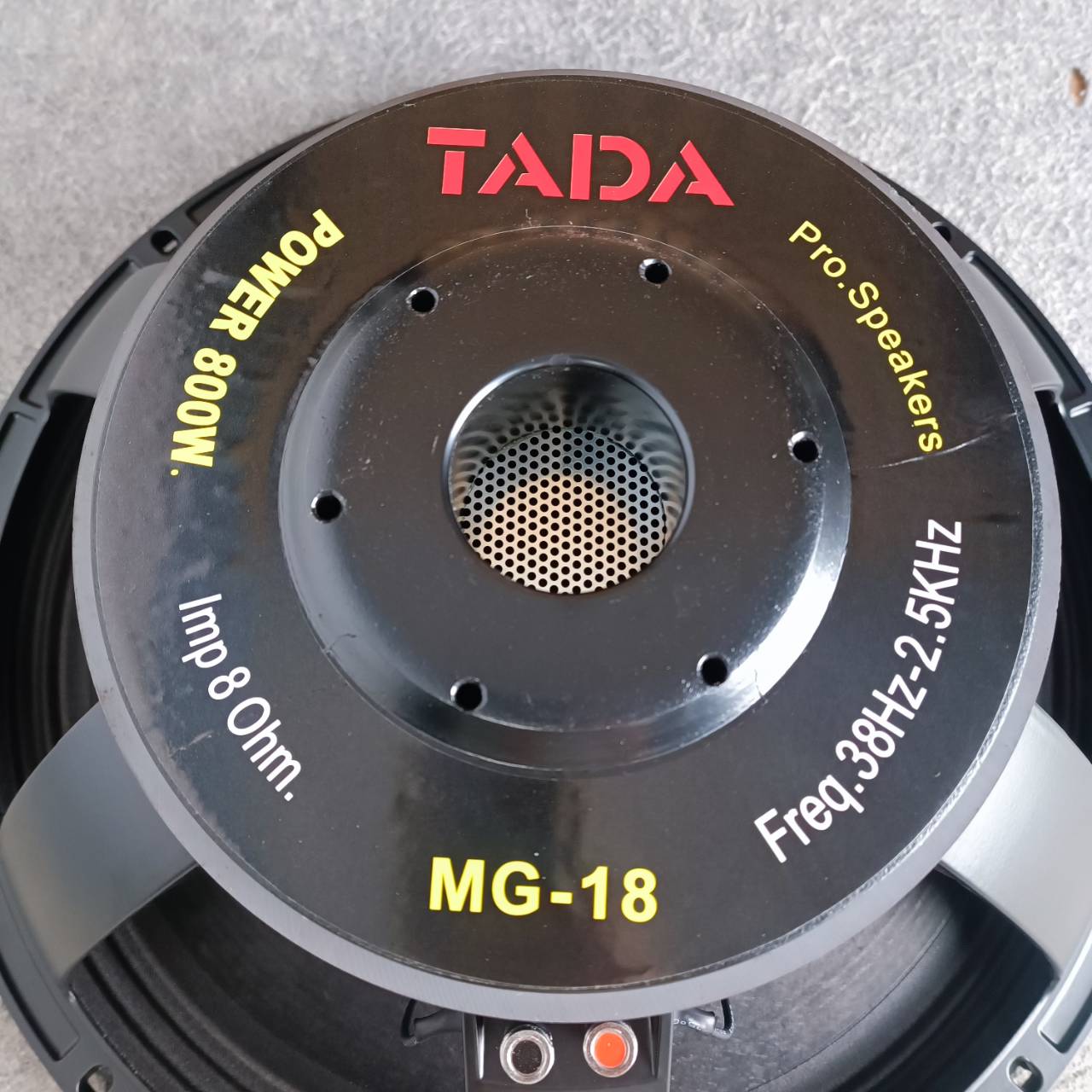 TADA MG-18 ดอกลำโพง18นิ้ว MG18 MG 18 ดอกลำโพง TA DA ลำโพง18นิ้ว ธาดา เอไอ-ไพศาล