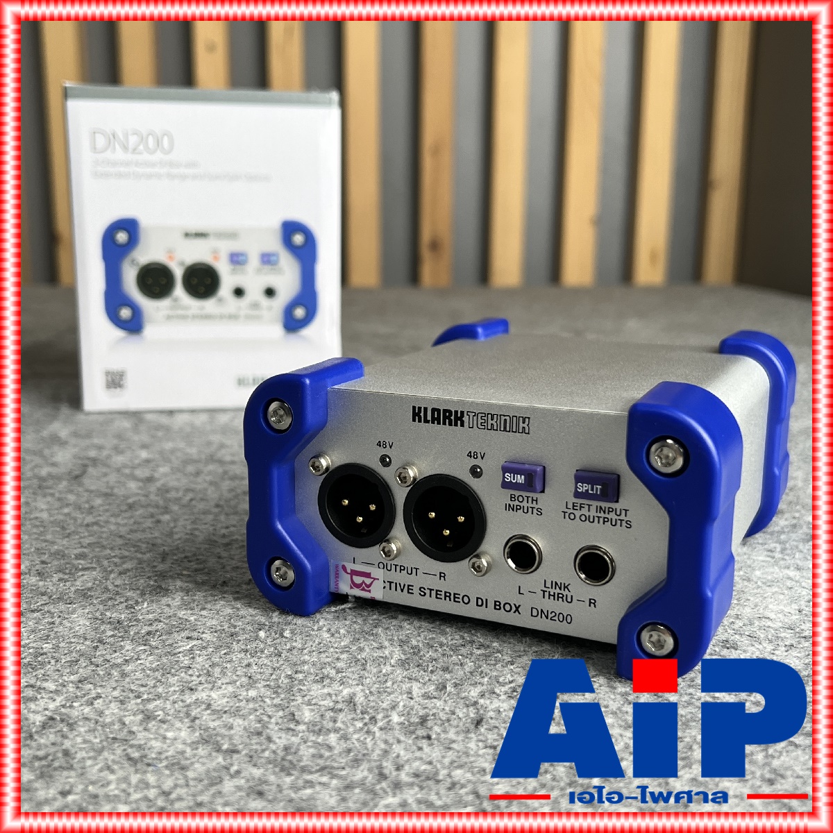 KLARK TEKNIK DN-200 2ch actiive DI Active Stereo Direct Box แอคทีฟ ไดเร็ก บอกซ์ DN 200 DN200 +++