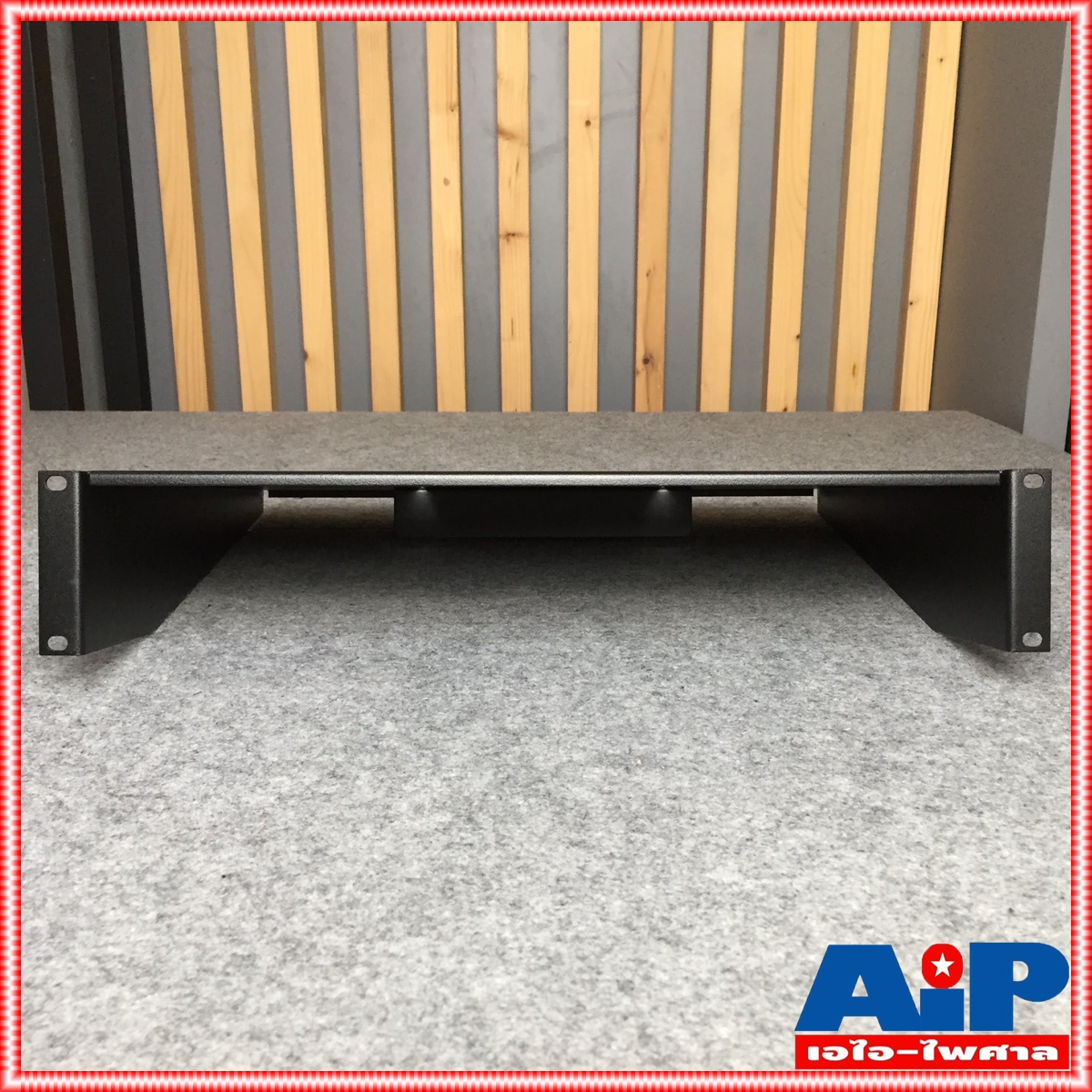 ถาดรองเครื่อง2U พร้อมน๊อต สีดำ NPE ใช้ประกอบเข้ากับตู้ Rack ถาดรอง2U ถาดเครื่องเสียง ถาดใส่RACK