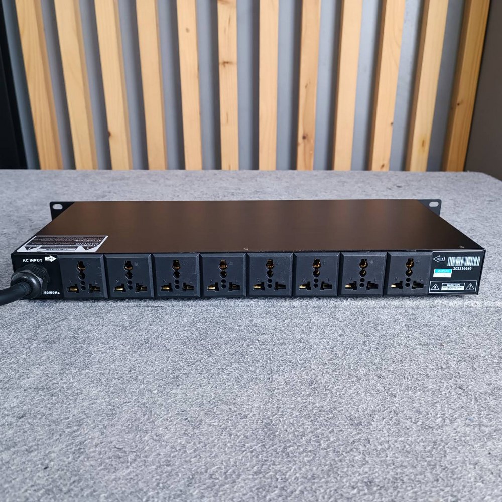 MICROTECH SQ-802 ปลั๊กซีเควนซ์ จออาจมีการเปลี่ยนสีขึ้นกับล็อตผลิต สายไฟขนาดใหญ่ 3x4 SQ.MM เบรคเกอร์ติดแร็ค จ่ายไฟเข้าระบบเป็นลำดับหน่วงเวลา SQ802 SQ 802 เอไอ-ไพศาล