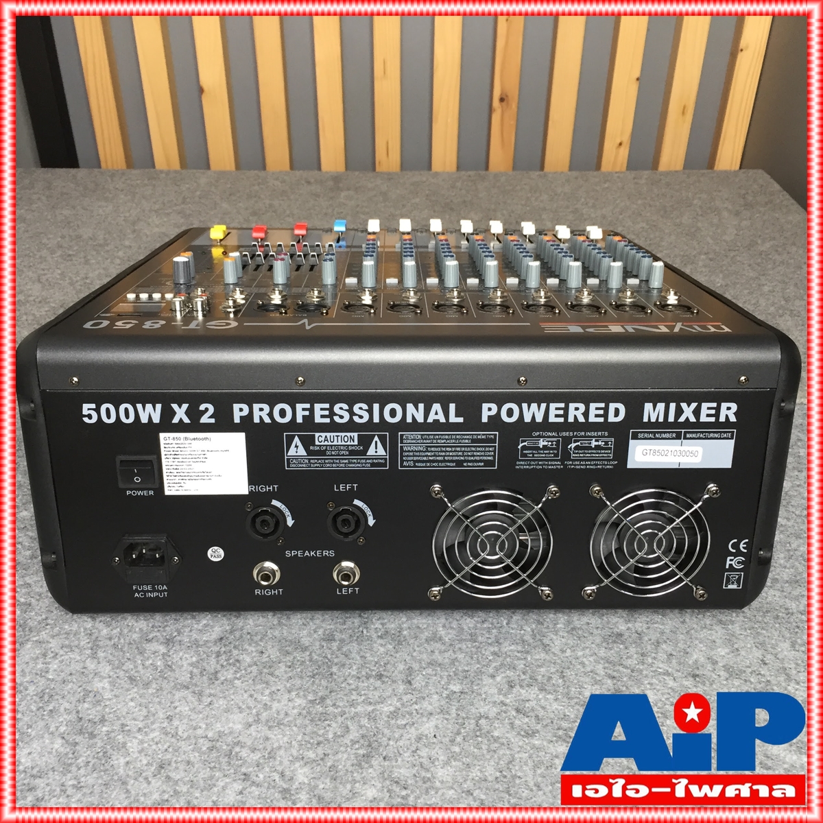 MYNPE GT-850 POWER MIXER8mono 500W GT-850มิกเซอร์ POWERMIX เพาเวอร์มิกซ์ มิกซ์ เครื่องเสียง GT 850 GT850 MY NPE