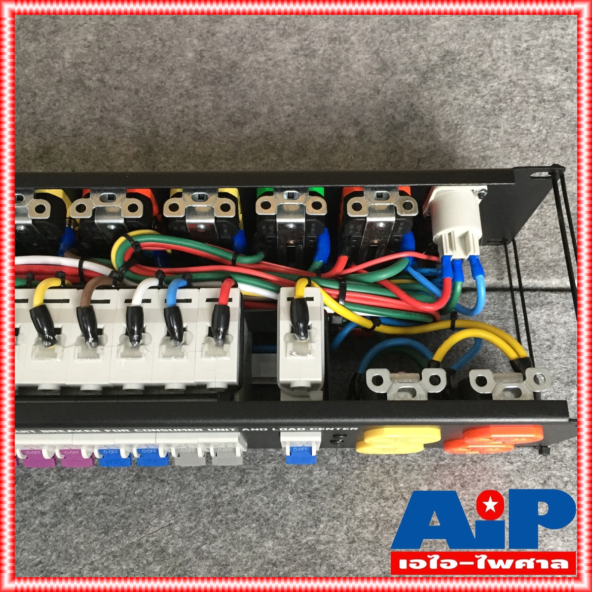 TECHCRON AC-32A M2 ชุดโหลดไฟ ชุดจ่ายไฟ AC 32A ชุดโหลดไฟใช้งานกับเพาเวอร์แอมป์ ชุดจ่ายไฟ 2 หน้าจอ สินค้าโรงงาน MEGATECH