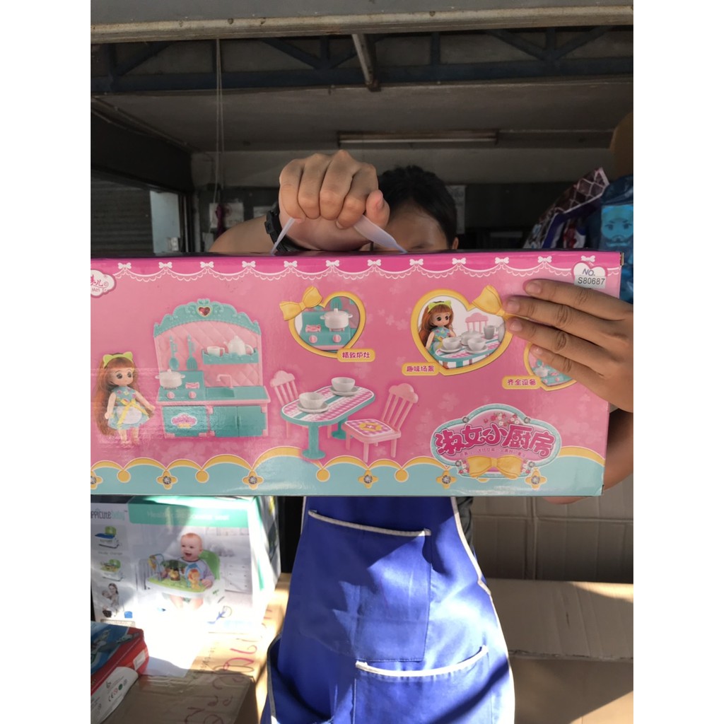 S80687 ของเล่นเด็กเซ็ตตุ๊กตาห้องครัว งานดี กล่องละ