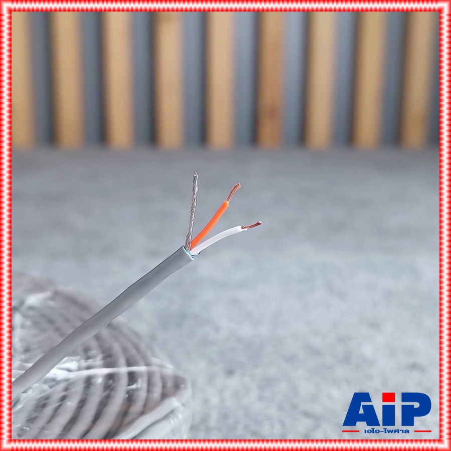 ขด100เมตร DYNACOM JSL-283 สายชีลด์ST 3mmเกลียวสีเทา สายสัญญาณสเตอริโอ JSL 283 JSL283 สายชีลด์ เอไอ-ไพศาล