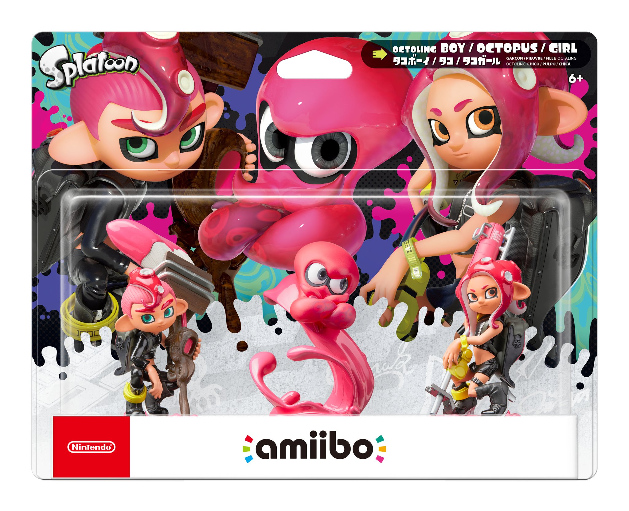 Amiibo: The Splatoon 2 Octoling 3-pack