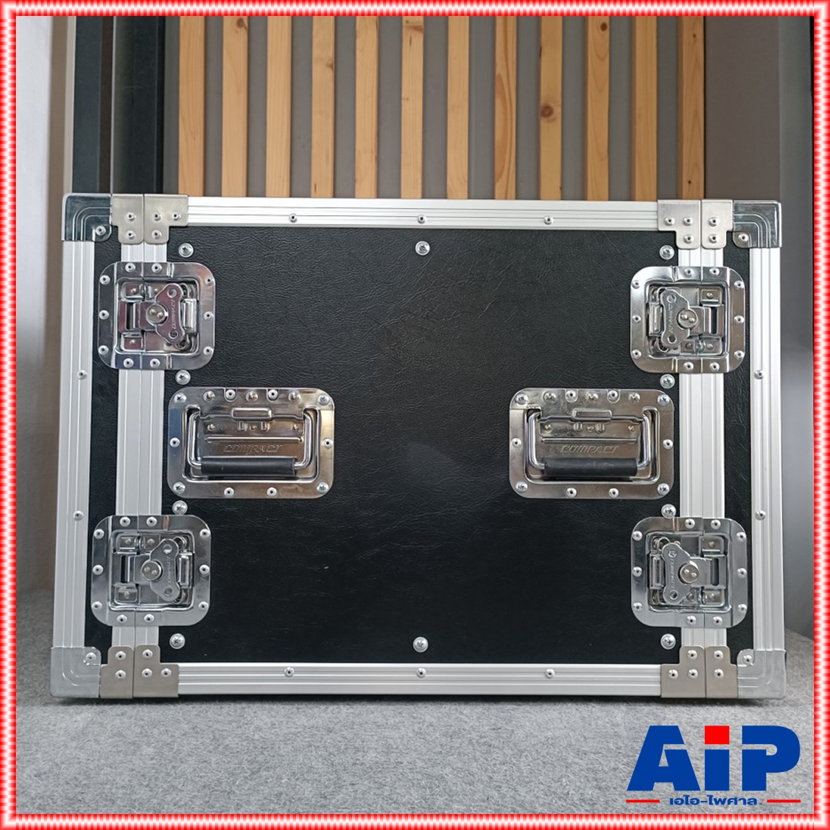 COMPACT B-10U สีดำ RACK ลึก21นิ้ว แร็ค กล่องใส่เครื่องเสียง แร็คลึก21นิ้ว กล่องแร็คสีดำ RACK10U เอไอ-ไพศาล