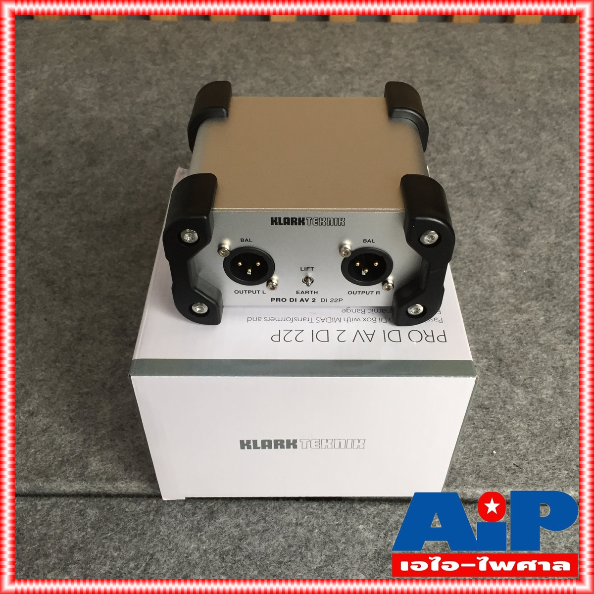 KLARK TEKNIK Di-22P Passive Stereo DI Box Fully transformer isolated แบบ Passive และ RCA unbalanced Di 22P Di22P เอไอ-ไพศาล +++