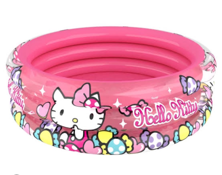 IK-7010 สระเป่าลม สระเล่นน้ำเด็ก สระเด็กลายคิตตี้ ลิขสิทธิ์ถูกต้อง 4 ฟุต ปลีกกล่องละ