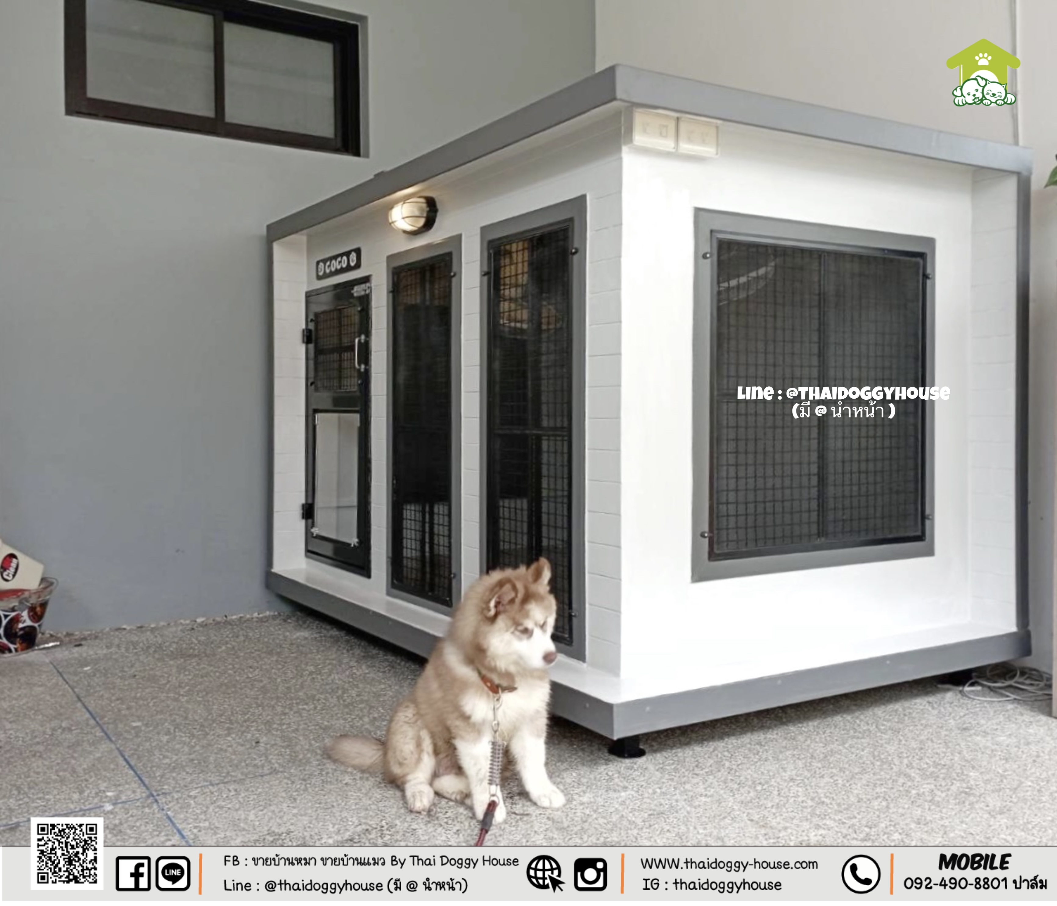 บ้านหมา บ้านแมว " 𝐁𝐎𝐗 𝐒𝐓𝐘𝐋𝐄 𝐁𝐘 𝐓𝐇𝐀𝐈 𝐃𝐎𝐆𝐆𝐘 𝐇𝐎𝐔𝐒𝐄 " &#x