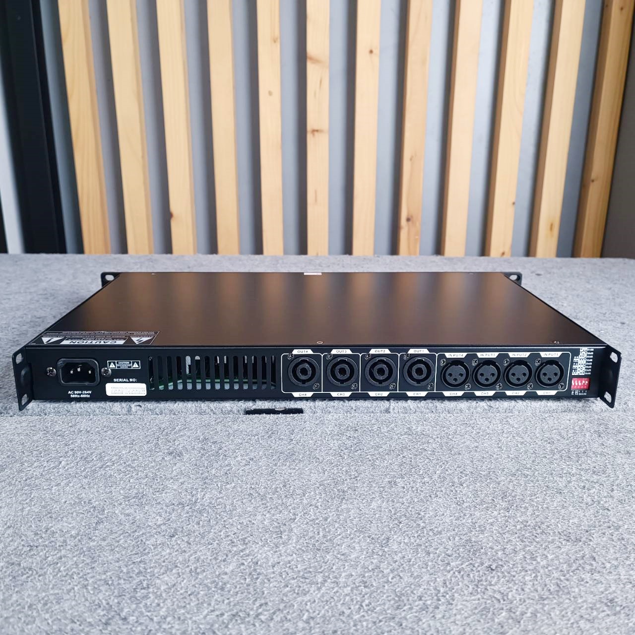 AUDIO JOCKEY A&J AJD-4600 POWERAMP 1U 4CH เพาเวอร์แอมป์ เครื่องขยายเสียง 4แชนแนล AJD 4600 AJD4600 เอไอ-ไพศาล